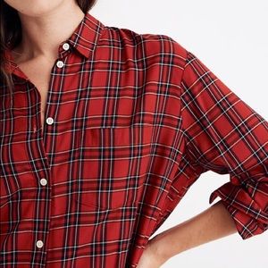 Madewell Oversized Ex-Boyfriend Shirt size S